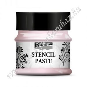 Pentart stencilező paszta vattacukor