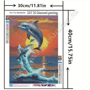 gocsejwebaruhaz-gyemantszemes-kirako-FC-713-delfinek-a-naplementeben